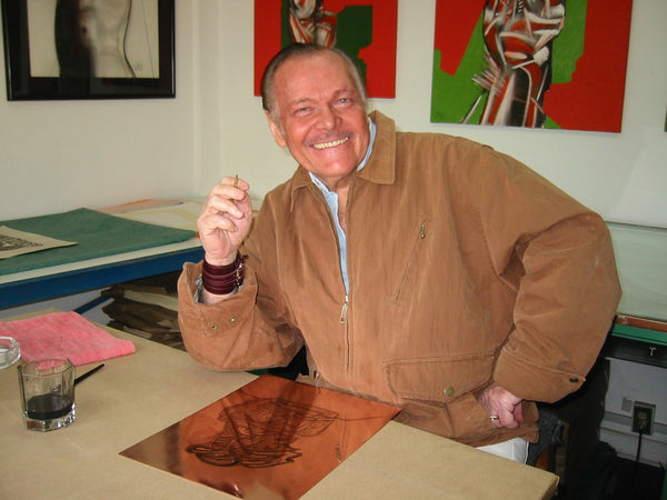 José Luis Cuevas, Fantasmas del Centro Histórico, woodcut