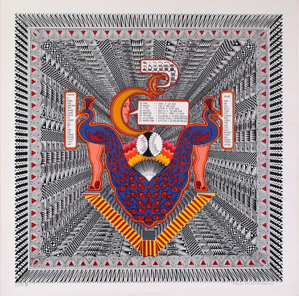 Pedro FRIEDEBERG, "Calendario Maya", Silkscreen (FRI310)