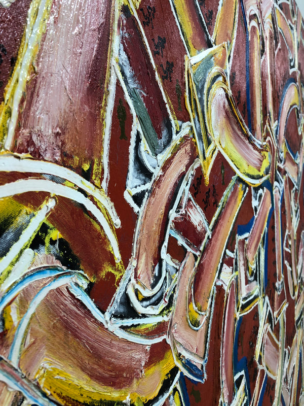 Luis Miguel Valdés, "Bienal de la Habana ...", Oil on Canvas, 2015