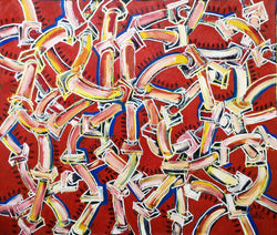 Luis Miguel Valdés, "Bienal de la Habana ...", Oil on Canvas, 2015