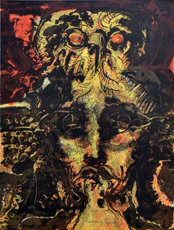 Francisco CORZAS, "Nezahualcoyotl - El primer constructor", Porfolio 5 Lithograph (COZ201)