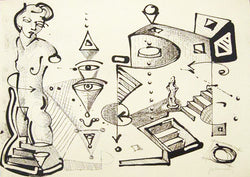Juan Sebastián BARBERÁ, "Decantación verde", Etching (BAR106)