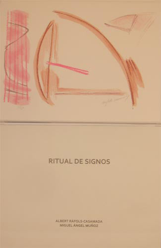 Albert Ráfols CASAMADA, "Ritual de signos", Silkscreen (CAA303)