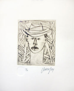 CHOCO (Eduardo Roca), "Cañero", Etching