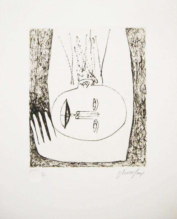 CHOCO (Eduardo Roca), "Mother II", Etching