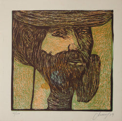 CHOCO (Eduardo Roca), "Cañero", Linograph