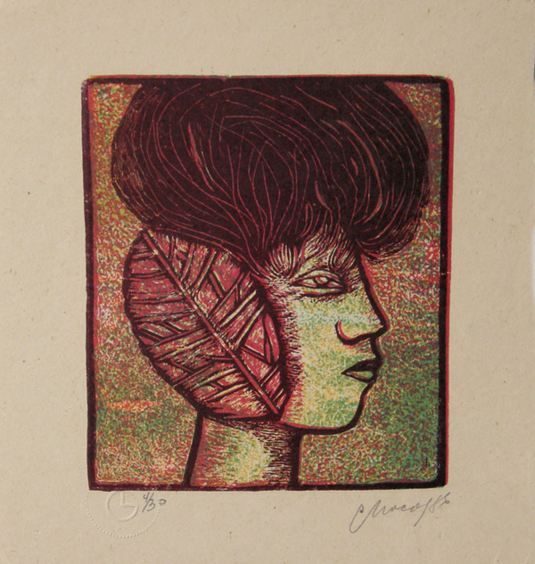 CHOCO (Eduardo Roca), "Perfil", Colagraph