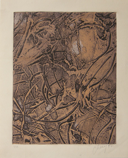 CHOCO (Eduardo Roca), "Texturas I", Colagraph