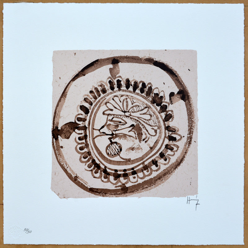 Sergio Hernández, "Códice Hernandino-Mixteco" (portfolio of 10), 2018