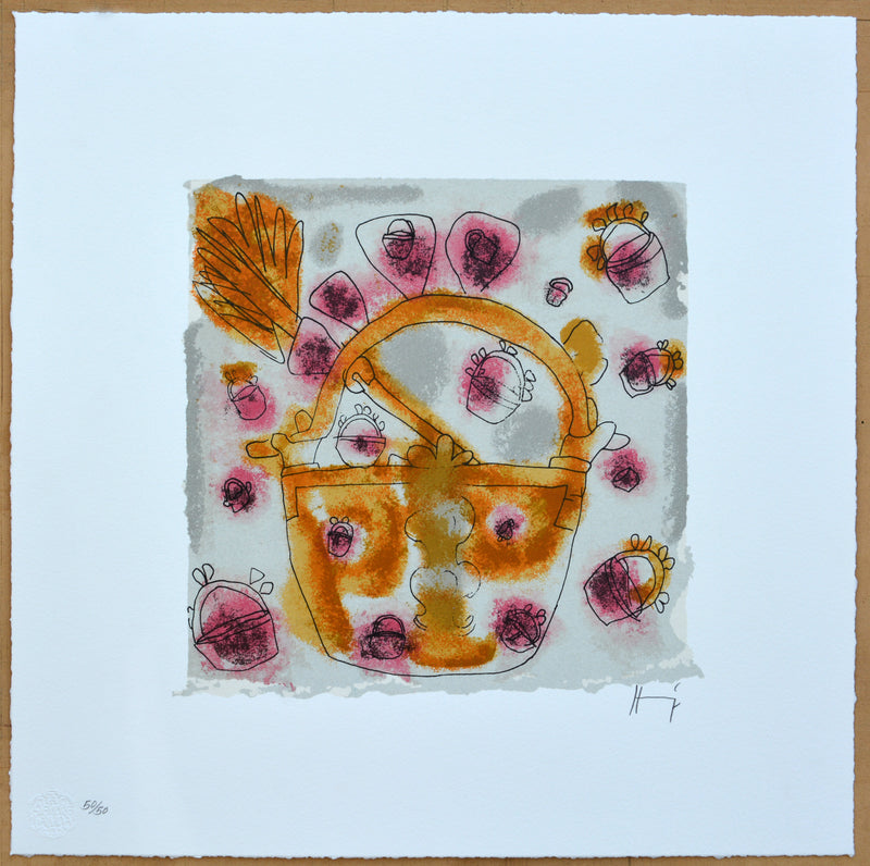Sergio Hernández, "Códice Hernandino-Mixteco" (portfolio of 10), 2018