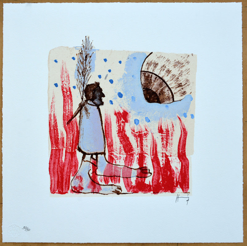 Sergio Hernández, "Códice Hernandino-Mixteco" (portfolio of 10), 2018