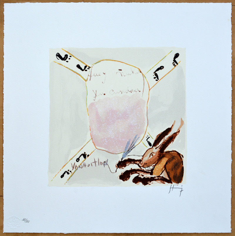 Sergio Hernández, "Códice Hernandino-Mixteco" (portfolio of 10), 2018