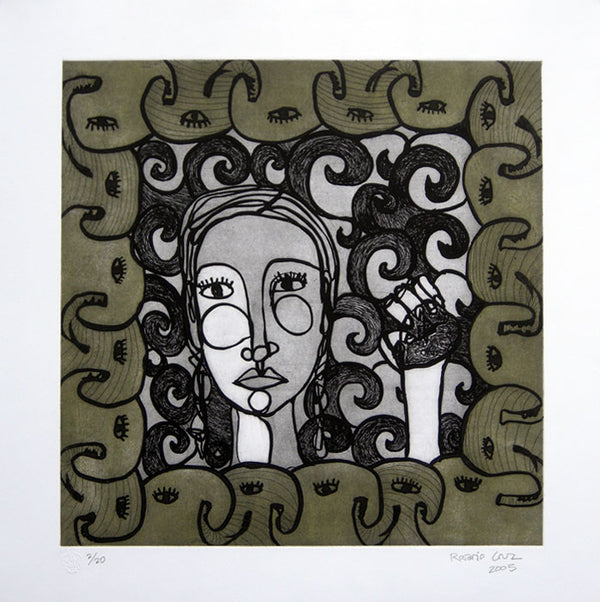 Rosario CRUZ, "Elephants", Etching