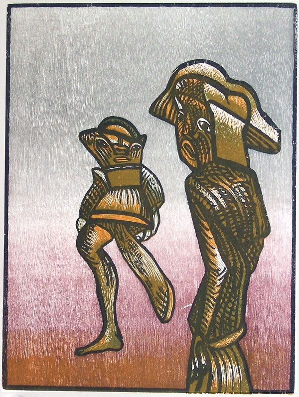 José Luis CUEVAS, "Suite Fantasmas del Centro Histórico V", Woodcut (CUE113)