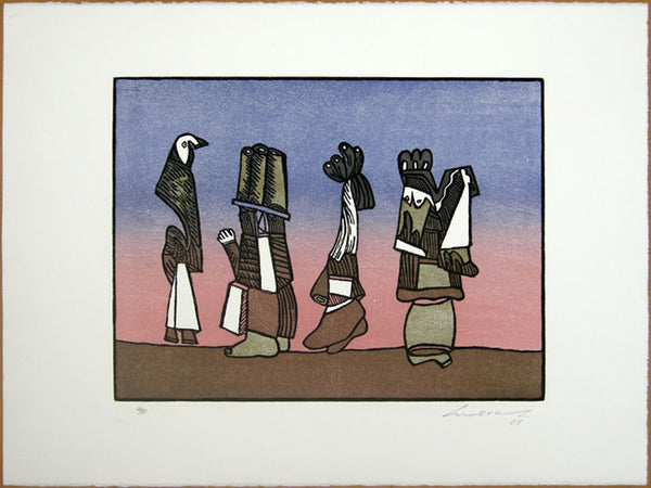 José Luis CUEVAS, "Suite sobre la vida VI", Woodcut (CUE120)