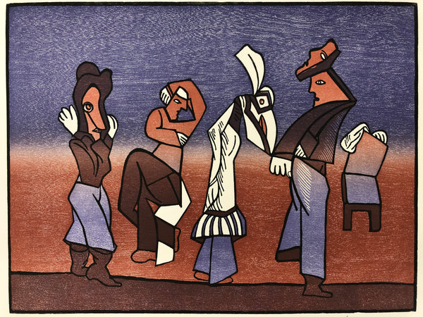 José Luis CUEVAS, "Suite Sobre La Vida II", Woodcut (CUE116)