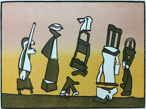 José Luis CUEVAS, "Suite sobre la vida III", Woodcut (CUE117)