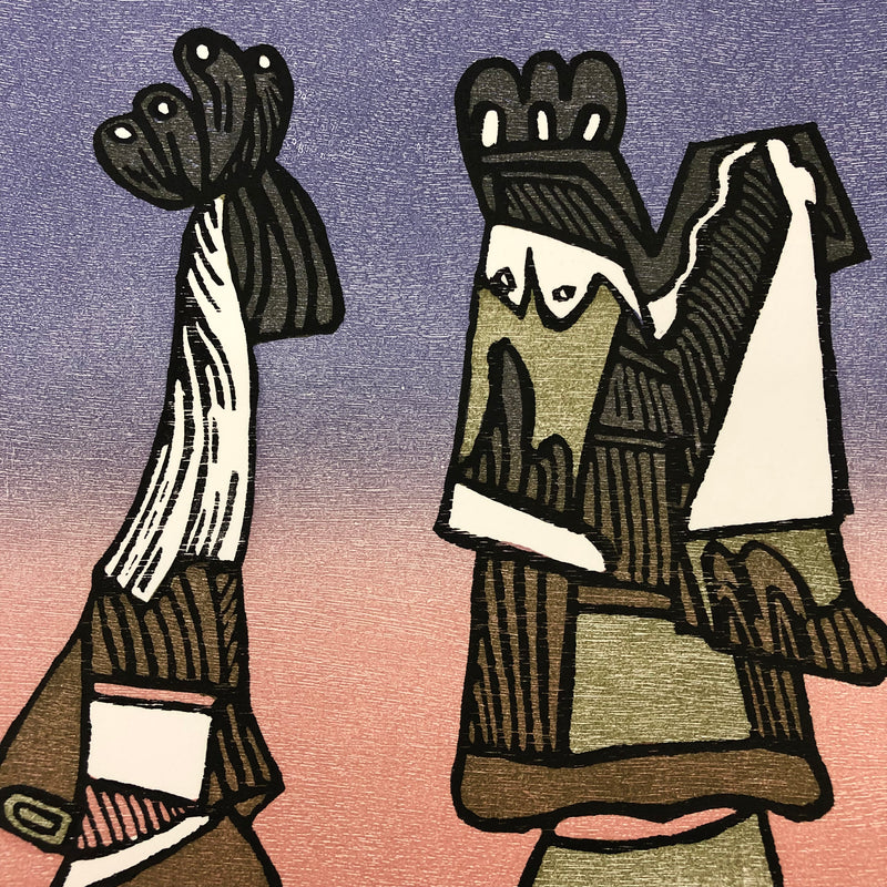 José Luis CUEVAS, "Suite sobre la vida VI", Woodcut (CUE120)