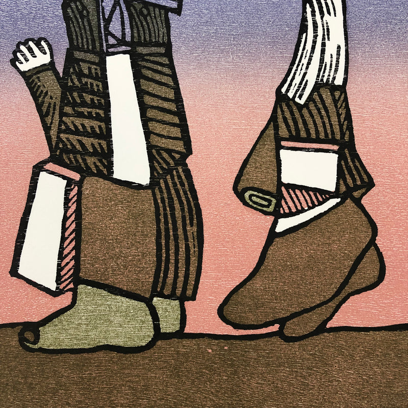 José Luis CUEVAS, "Suite sobre la vida VI", Woodcut (CUE120)