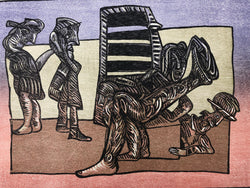 José Luis CUEVAS, "Suite sobre la vida VIII", Woodcut (CUE122)