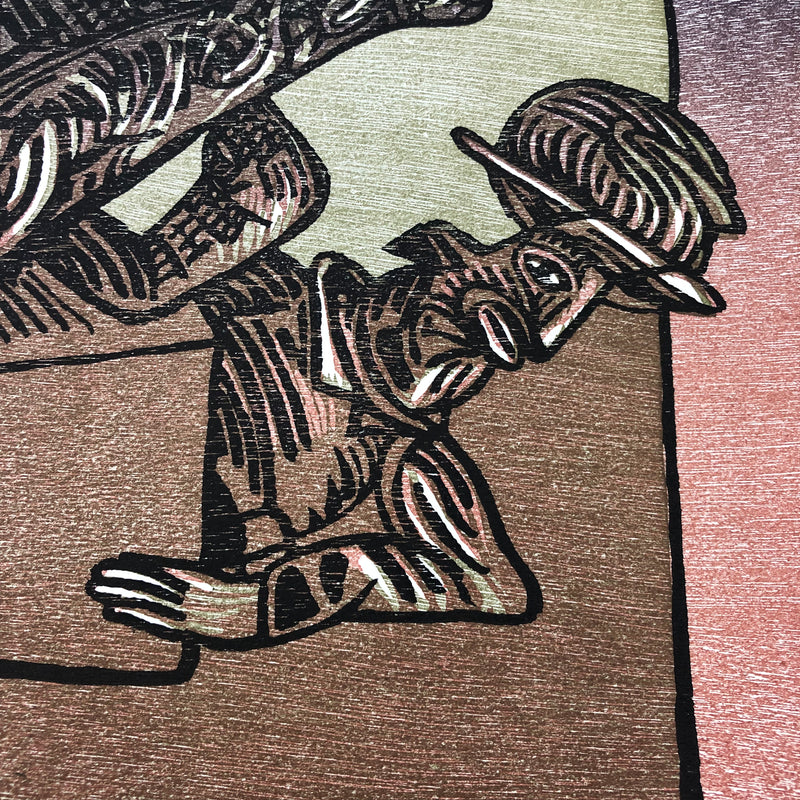 José Luis CUEVAS, "Suite sobre la vida VIII", Woodcut (CUE122)