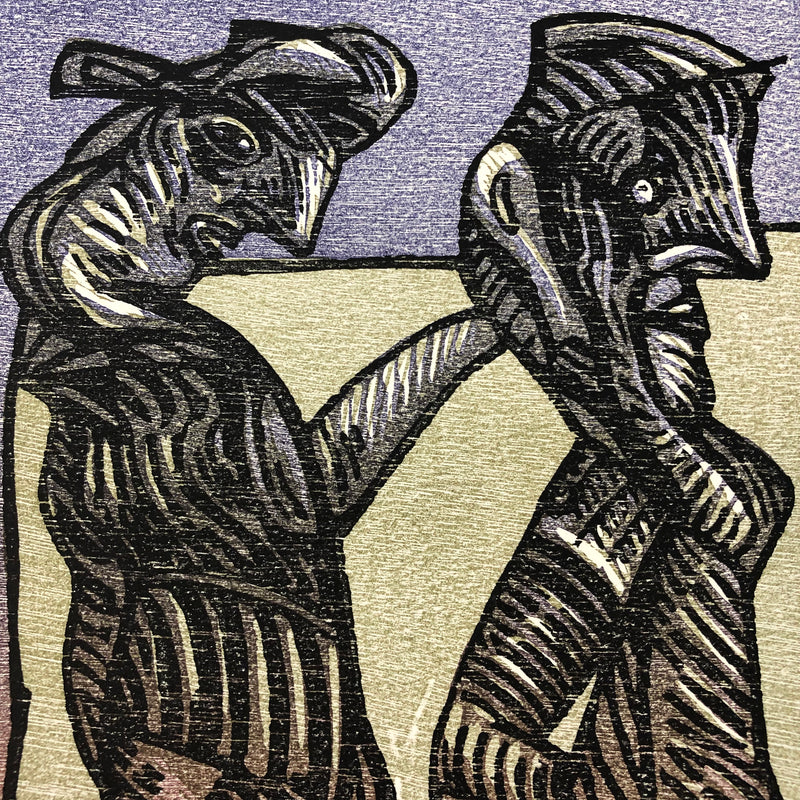 José Luis CUEVAS, "Suite sobre la vida VIII", Woodcut (CUE122)