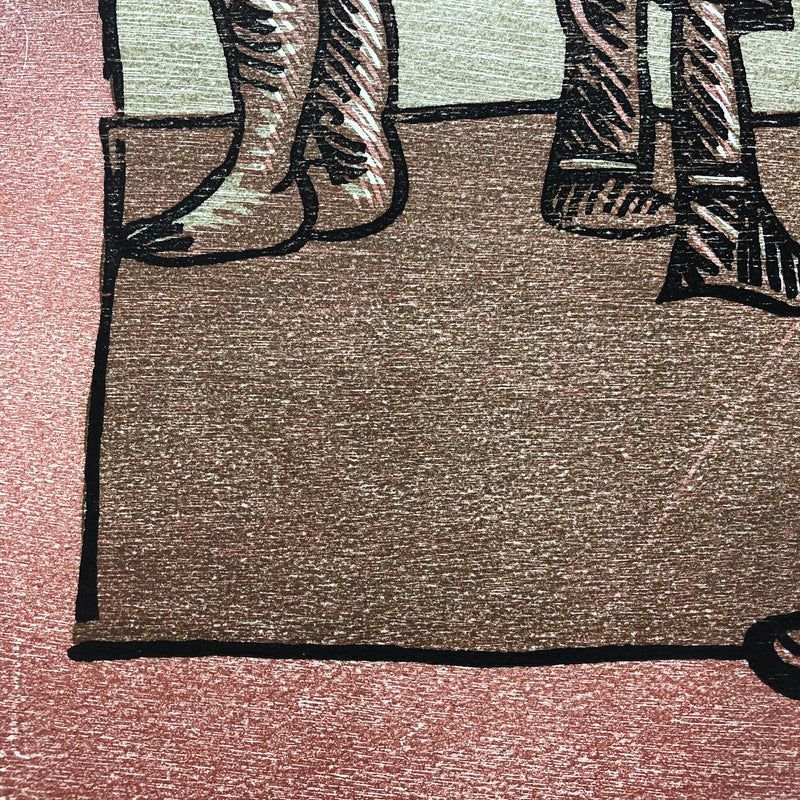 José Luis CUEVAS, "Suite sobre la vida VIII", Woodcut (CUE122)
