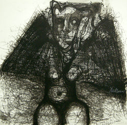 Nelson DOMÍNGUEZ, "Murciélago", Etching (DOM106)