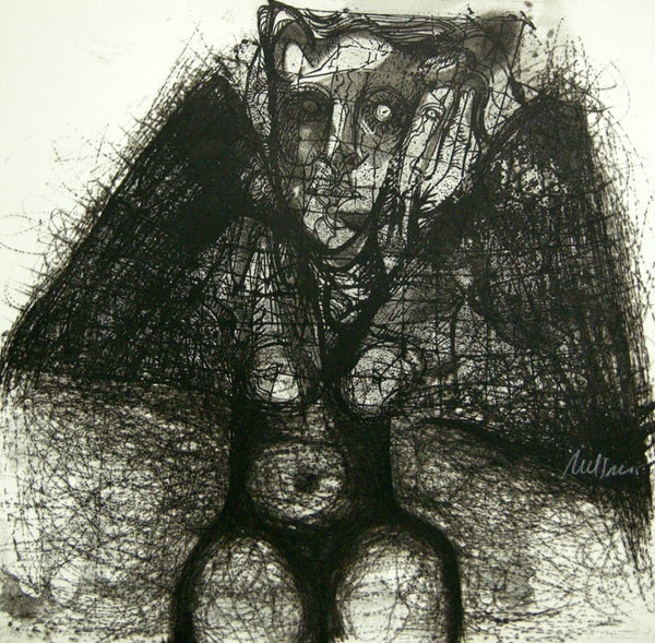 Nelson DOMÍNGUEZ, "Murciélago", Etching (DOM106)