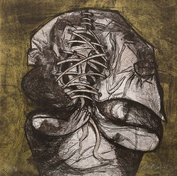 Nelson DOMÍNGUEZ, "Máscara", Etching (DOM107)