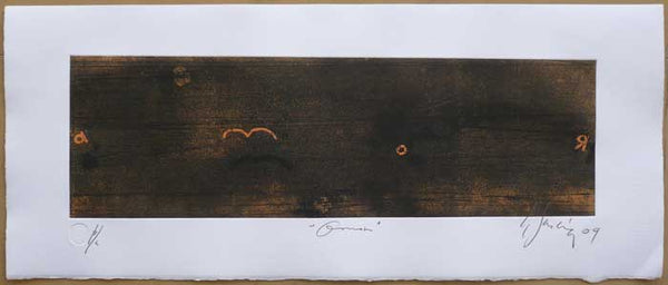 Carlos GARCÍA DE LA NUEZ, "Love III", Etching