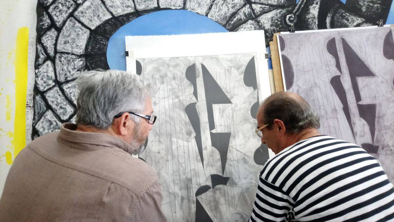 Gustavo PÉREZ MONZÓN, "Untitled", etching -MOZ101