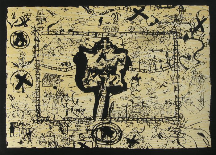 Sergio HERNÁNDEZ, "Sin titulo", Silkscreen (HER163)