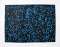 Sergio HERNÁNDEZ, " Sin titulo", Etching (HER189)