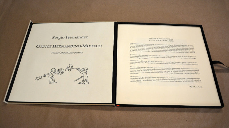 Sergio Hernández, "Códice Hernandino-Mixteco" (portfolio of 10), 2018
