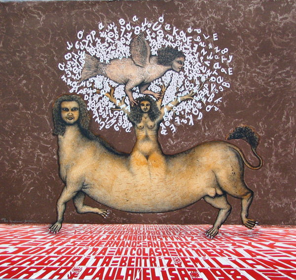 Maximino JAVIER, "Mujer Pájaro", Lithograph & Silkscreen (JAV306)