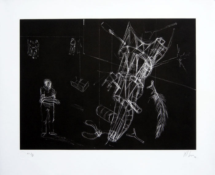 KCHO (Alexis Leiva Machado), "La Jungla VI", Etching (KCH105)
