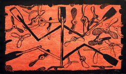 KCHO (Alexis Leiva Machado), "Sin título", Woodcut (KCH115)