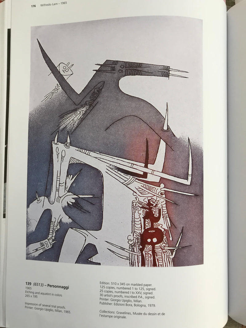 Wifredo Lam, "Personnaggi", 1965 (N.139)