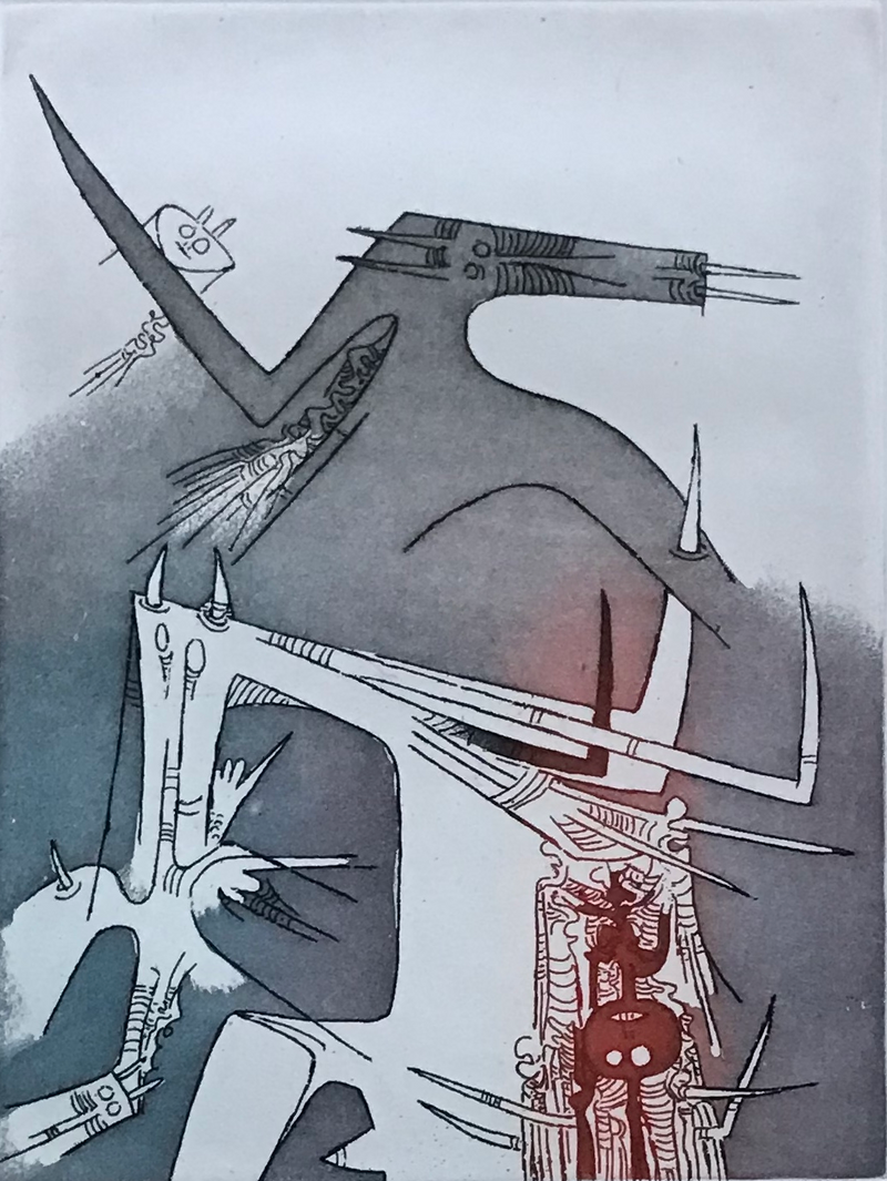 Wifredo Lam, "Personnaggi", 1965 (N.139)