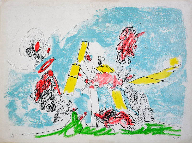 Roberto MATTA, "Hecatomb of the Bulls", plate 5, 1971 -MAT204