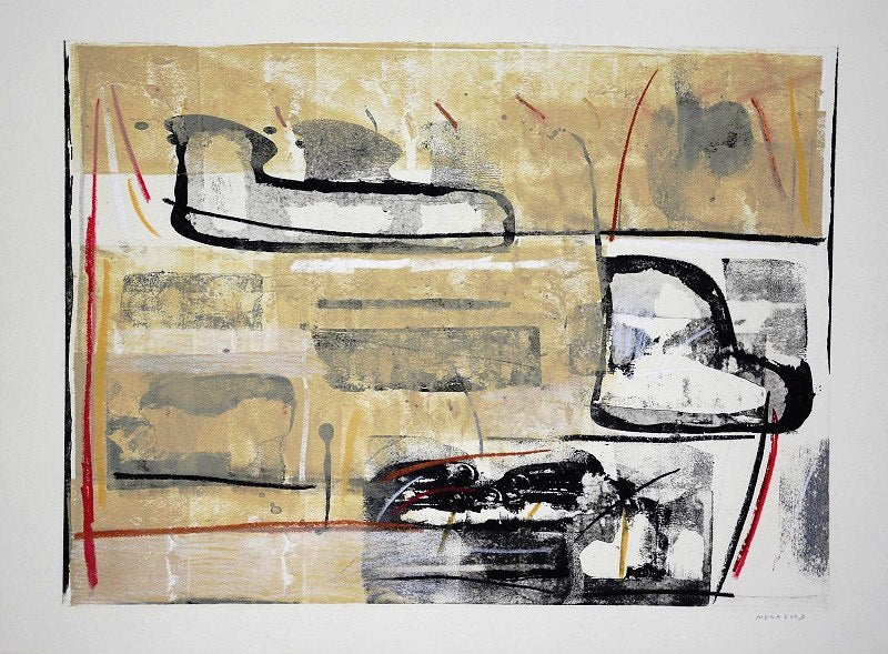 Rigoberto MENA, #111,"Lyrical abstraction" (Abstracción lírica), Mixed