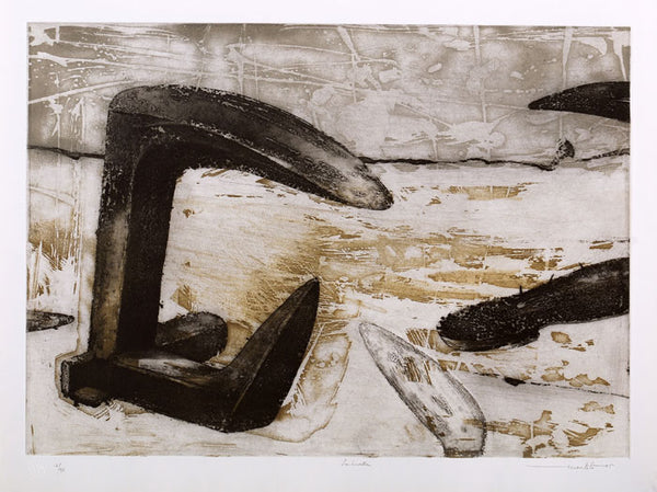 Arturo MONTOTO, #102 "The footprint", Etching