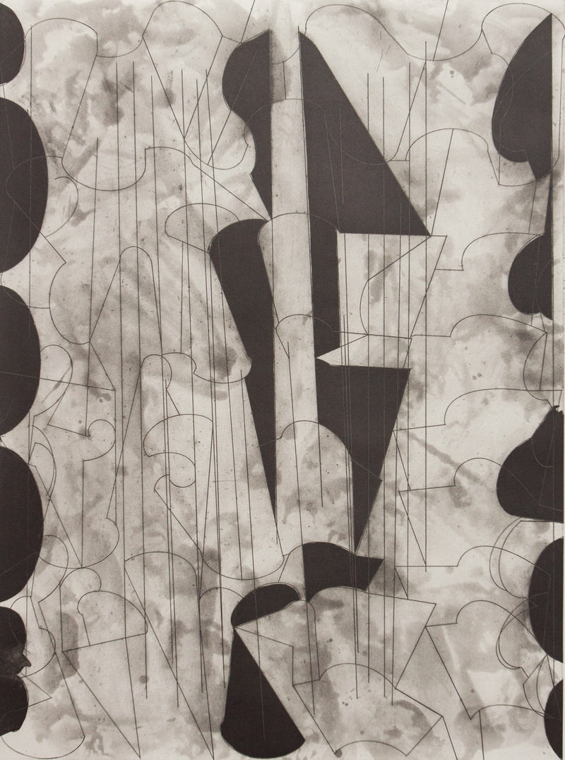 Gustavo PÉREZ MONZÓN, "Untitled", etching -MOZ101
