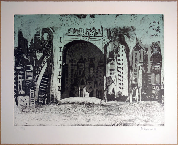 Bernardo NAVARRO TOMAS, "Daytime", Etching, aquatint and dry point (NAA105)