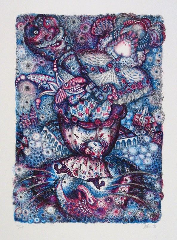 Leonid NEPOMNIACHI, #305, "Las noches de Petrushka ", Lithograph