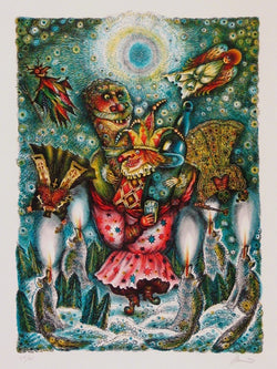 Leonid NEPOMNIACHI, #306, "Los inviernos de Petrushka", Lithograph