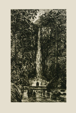 Carlos RÍOS, "The jump", Etching