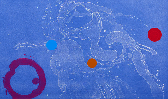 Vicente ROJO, "Suite Nubes de fuego III", Etching (ROJ120)