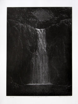 Tomás Sánchez, "Sonido de aguas en la noche", Engraving (SAN102)